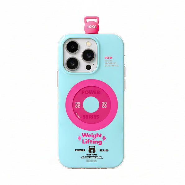 Magnetic Smartphone Case with Stand, Dumbbell Design