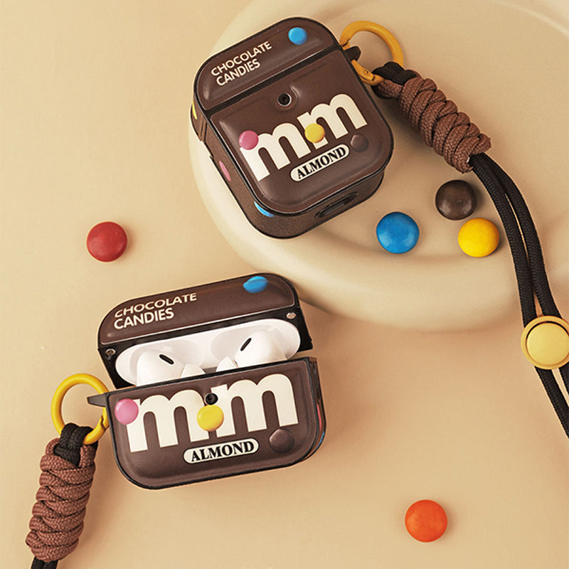 可愛いチョコレート風デザインマグネット式AirPodsケース