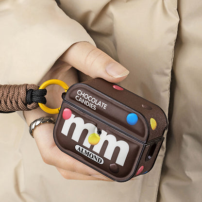 可愛いチョコレート風デザインマグネット式AirPodsケース