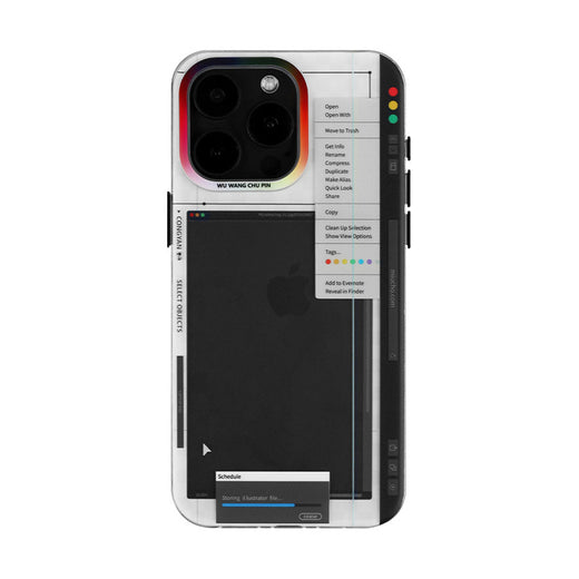 PCデスクトップ風写真収納対応マット仕上げスマホケース