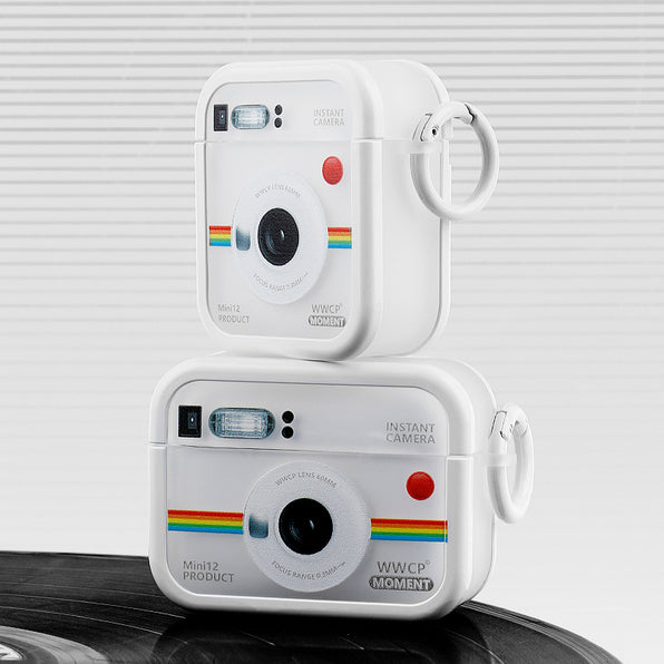 Instant Camera Motif Split AirPods Case