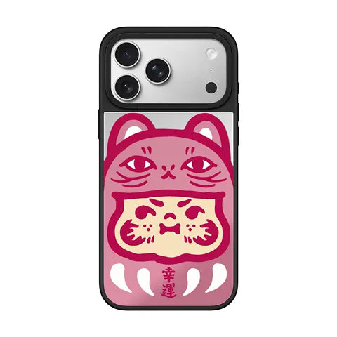 iPhoneケース トラ招き猫(MagSafe非対応) 日本縁起物 招き猫 だるま MagSafe 開運 和柄デザイン