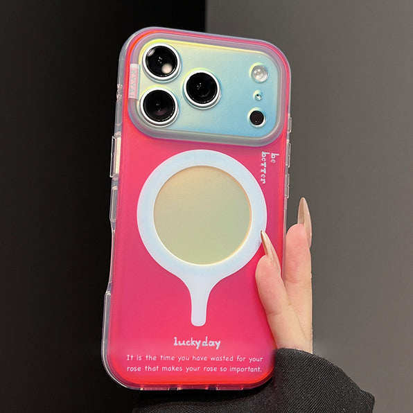 Aurora Neon Color Gradient MagSafe Compatible Phone Case (Available in 4 Colors)