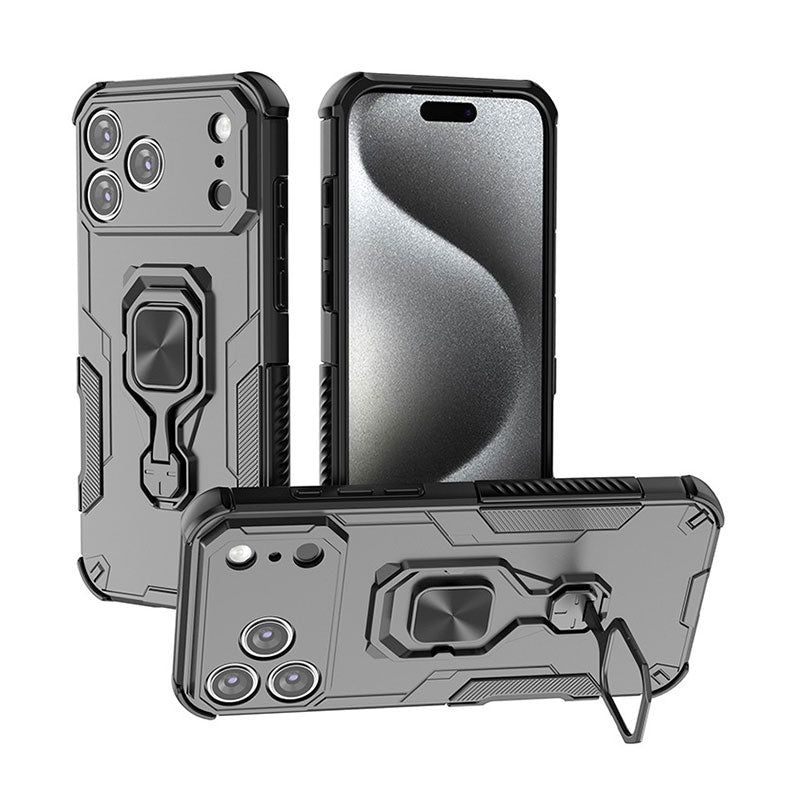 カード収納付きiPhoneケース｜手首ストラップ×レザー