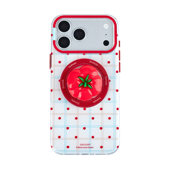 iPhone Case Gingham Check Stand Magnet