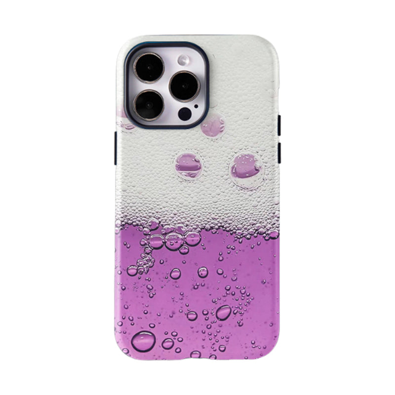フィルムケース(二層構造) グレープモヒート フィルム iPhoneケース NAS最適化白底