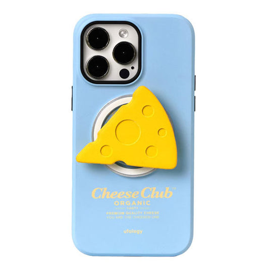 オリジナルチーズ立体デザイン二重構造フィルム加工マグネットスマホケース