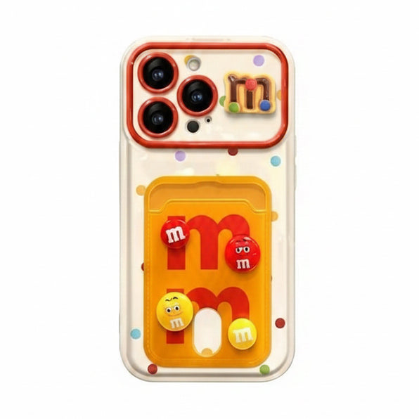 Silicone phone case with card slot and flap cover