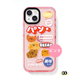 ベーカリーモチーフ iPhoneケース ピンク(半透明) NAS最適化属性画像