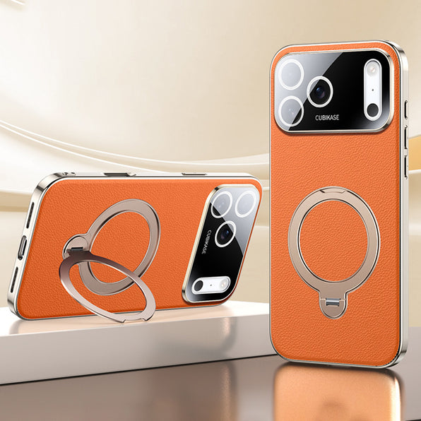 MagSafe Compatible Rotating Ring Stand iPhone Case