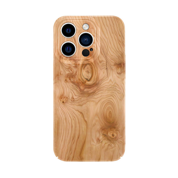 Vintage Wood Grain MagSafe Compatible iPhone Case