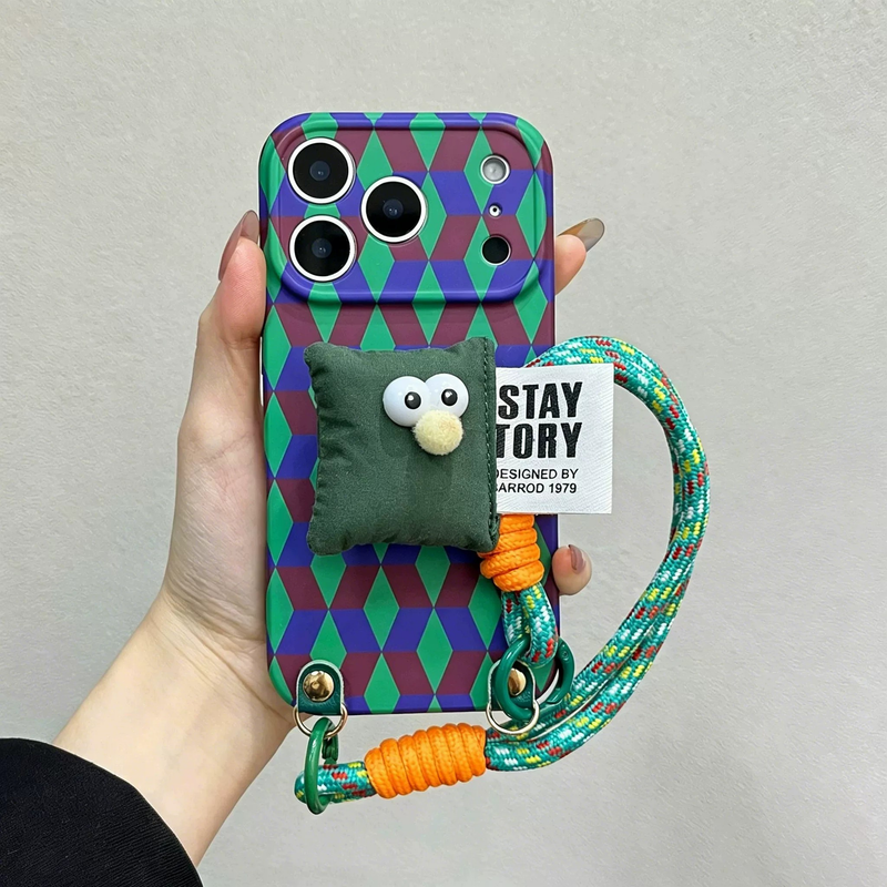 ジオメトリックiPhoneケースとストラップの使用イメージ（詳細8）