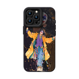 ブラックダンス(単品)の人物アート シリコン iPhoneケース、実物の柄と付属品の参考画像