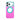 MagSafe対応 ローズピンク × ターコイズ撞色アクセント おしゃれ かわいい ドーパミンカラー マット iPhone ケース 13-17 全10機種対応 耐衝撃 大開口カメラ部
