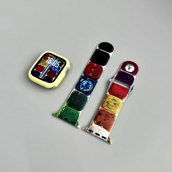 Paint Palette Apple Watch Band Colorful