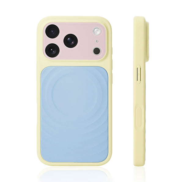 MagSafe Compatible Macaron Color Silicone iPhone Case