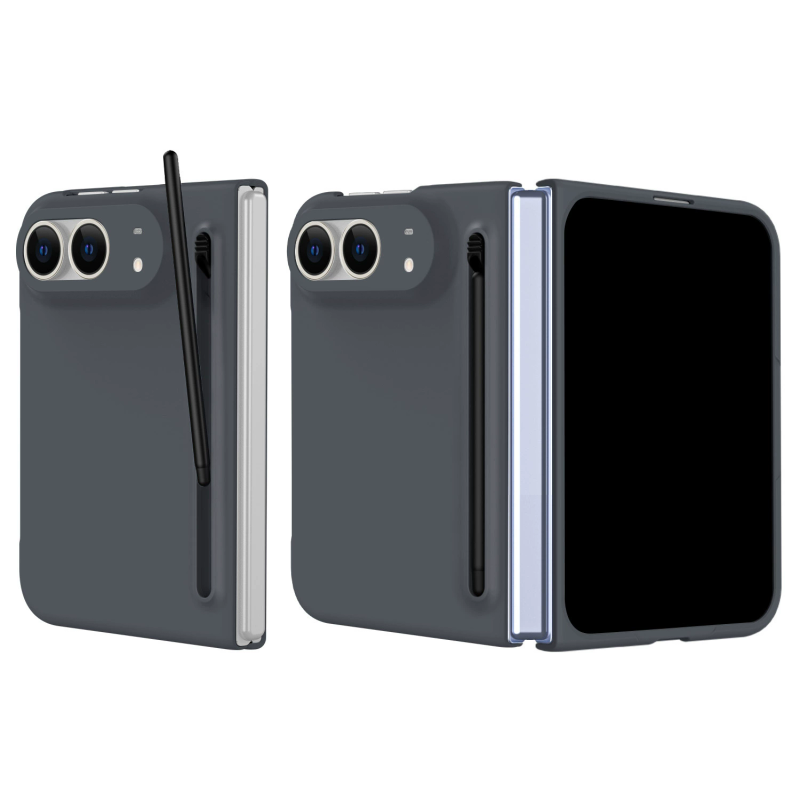 ダークグレーのiPhone Duoケース 外観イメージ