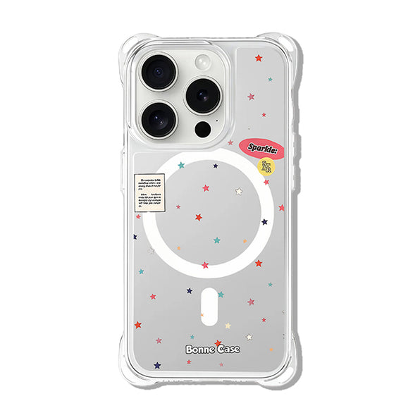MagSafe Clear Star iPhone Case with Chain