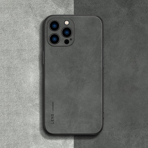 Suede-style iPhone case Simple Slim