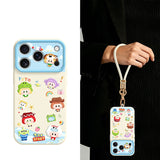 カラフルイラスト シリコンiPhoneケース ハンドストラップ付きの商品画像