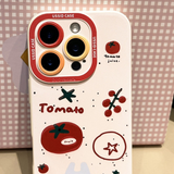 トマト柄スマホケースの使用イメージ・ディテール 3