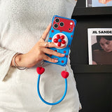 ドット柄フラワースタンドiPhoneケース 使用・構造イメージ 7