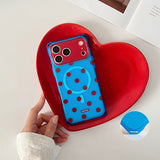 ドット柄フラワースタンドiPhoneケース 使用・構造イメージ 11