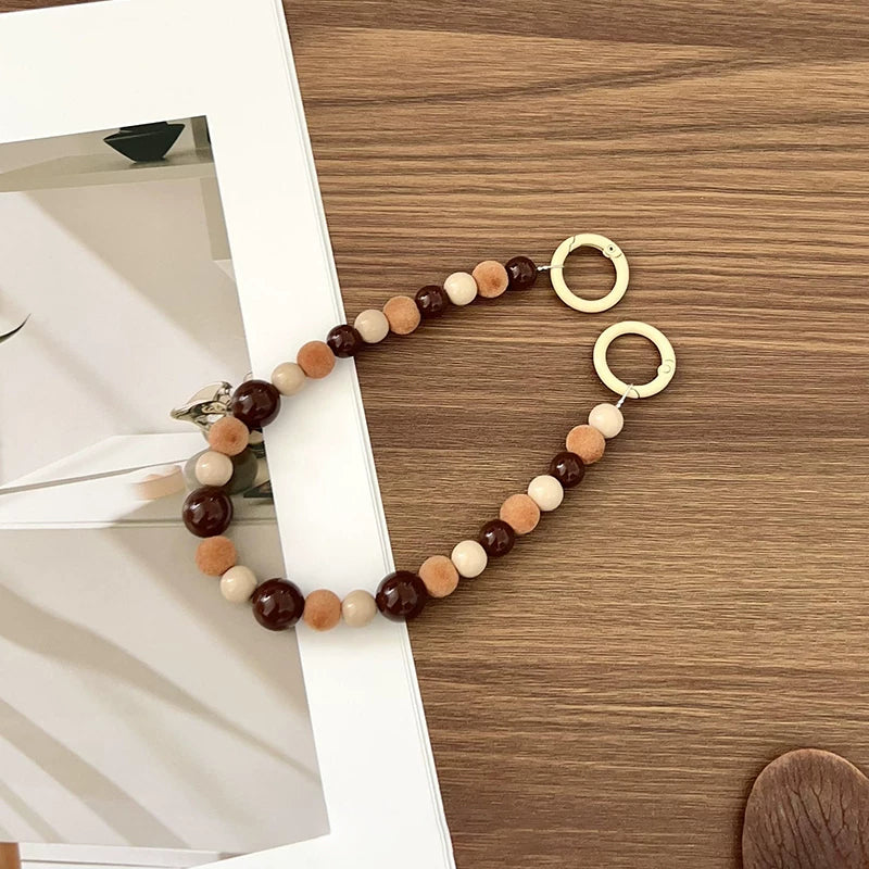 ビーズ＆ポンポン スマホストラップ 使用・構造イメージ 16