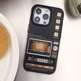ミニ家電モチーフ 可動スタンド iPhoneケース 使用・構造イメージ 13