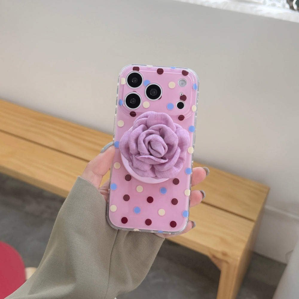 カラフルドット 透明感 マグネット式iPhoneケース 使用・構造イメージ 23