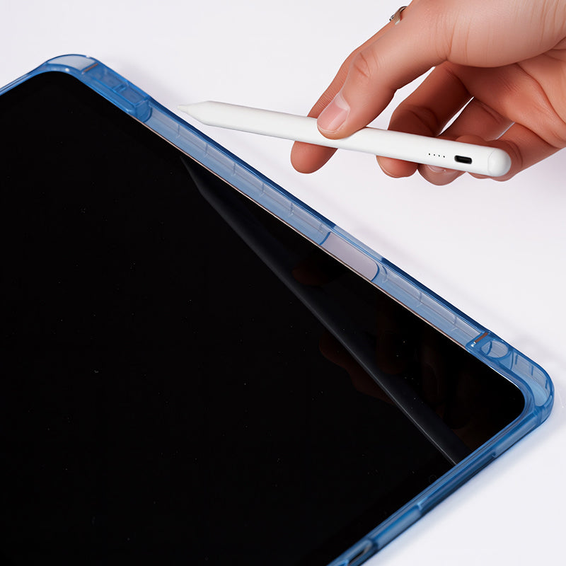 ブルーチェック チェリー＆ハート iPadケース 使用・構造イメージ 12