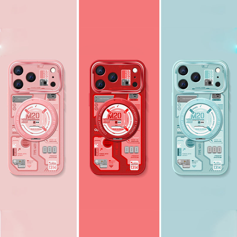 テック柄 回転リング iPhoneケース 使用・構造イメージ 13