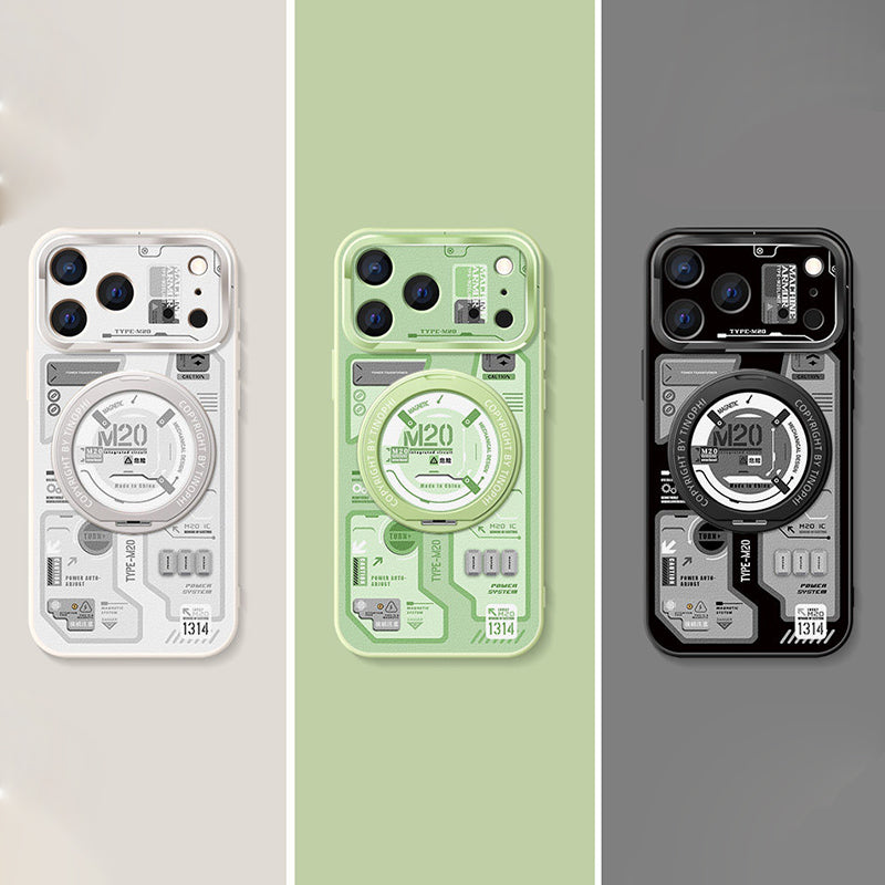 テック柄 回転リング iPhoneケース 使用・構造イメージ 14