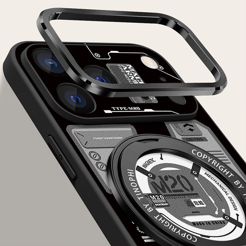 テック柄 回転リング iPhoneケース 使用・構造イメージ 18