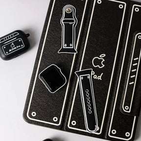 Black (long) + black case (with film)