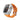 クリア×シルバー × オレンジベルト(ピンバックル) Apple Watch Ultra ケース一体型バンド SKU