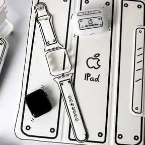 White (Short) + White Case