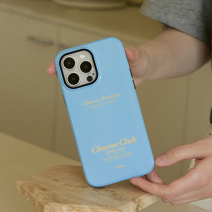 オリジナルチーズ立体デザイン二重構造フィルム加工マグネットスマホケース