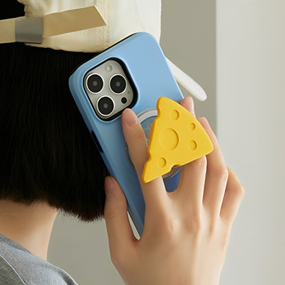 オリジナルチーズ立体デザイン二重構造フィルム加工マグネットスマホケース